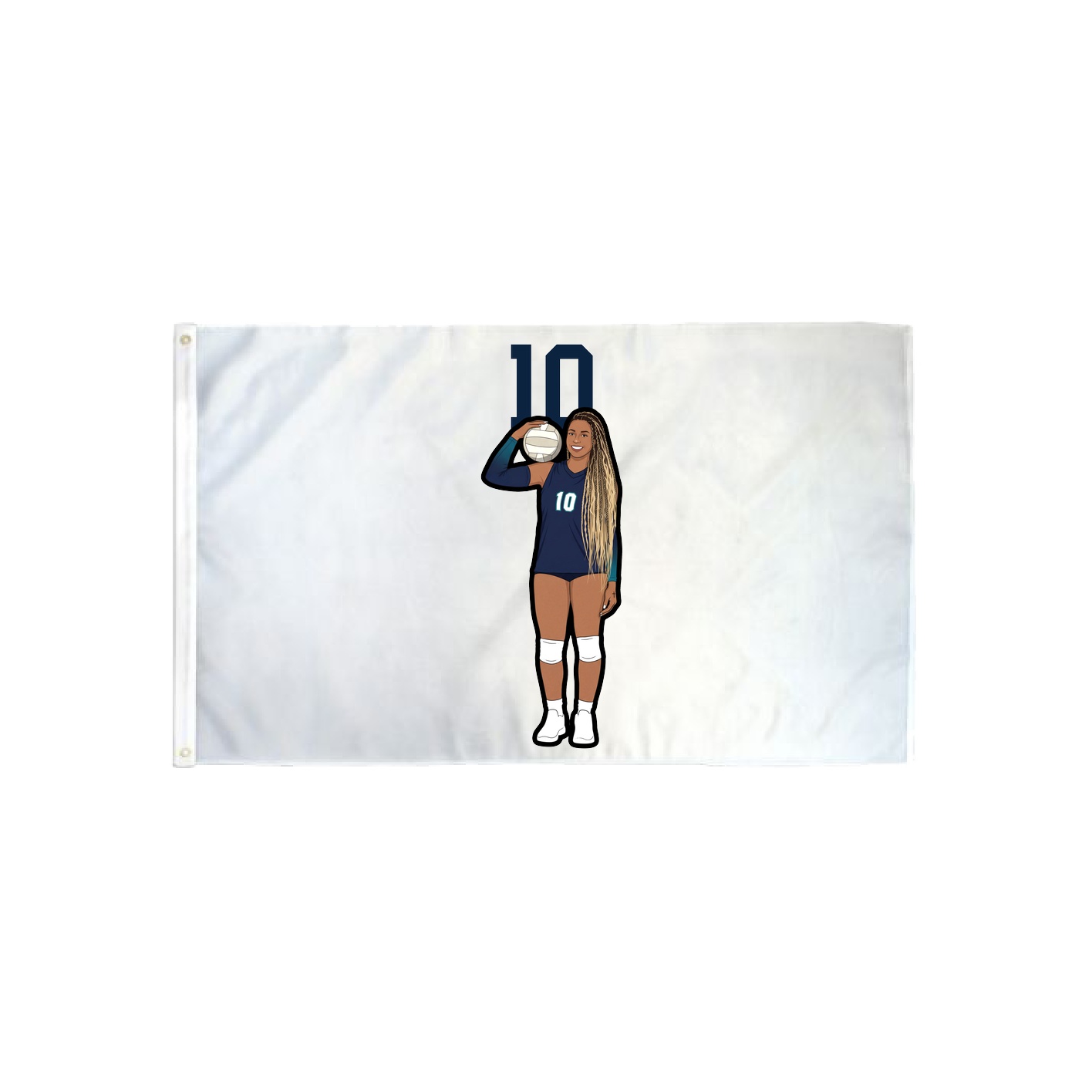 3x5 Flag — Number Top in Classic