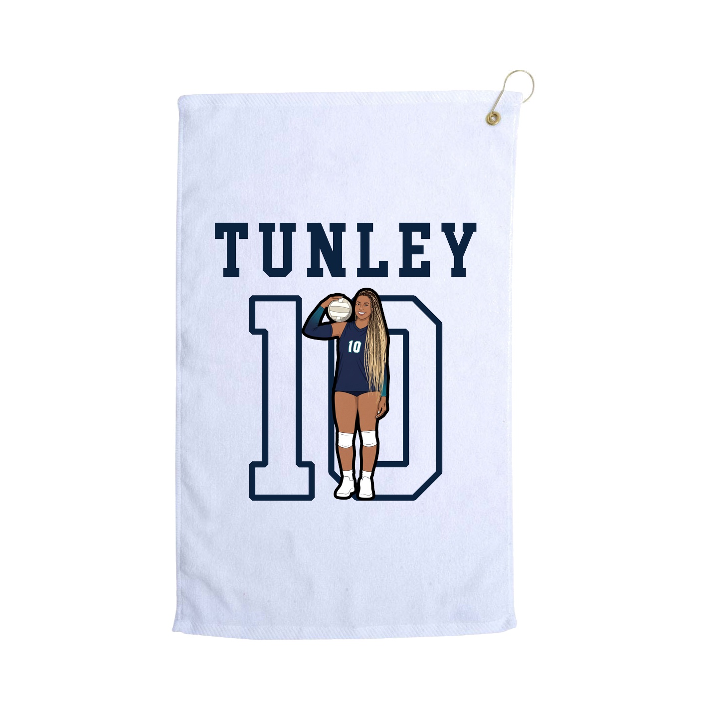 Golf Towel — Shirsey in White