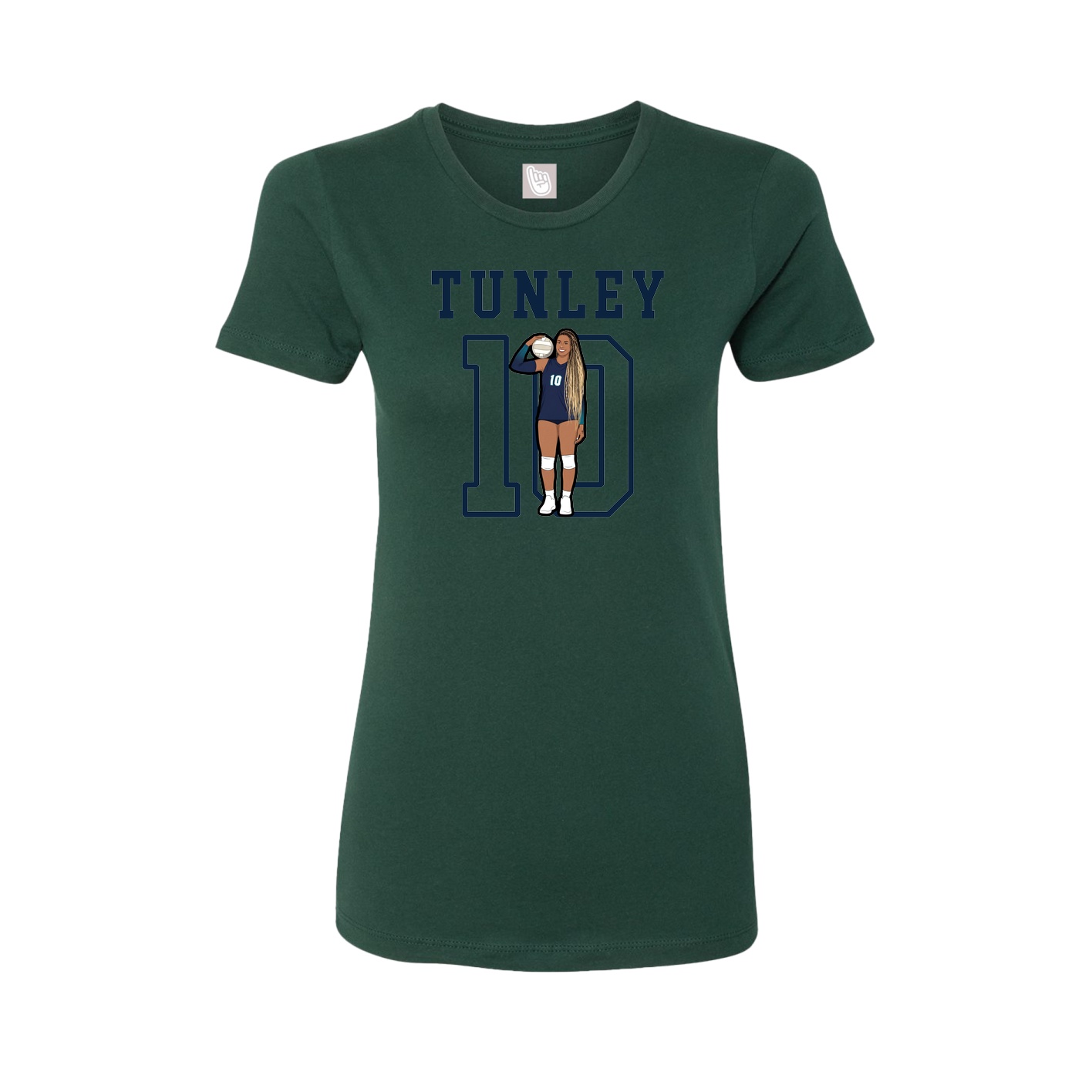 Fitted Women's Tee — Shirsey in Green