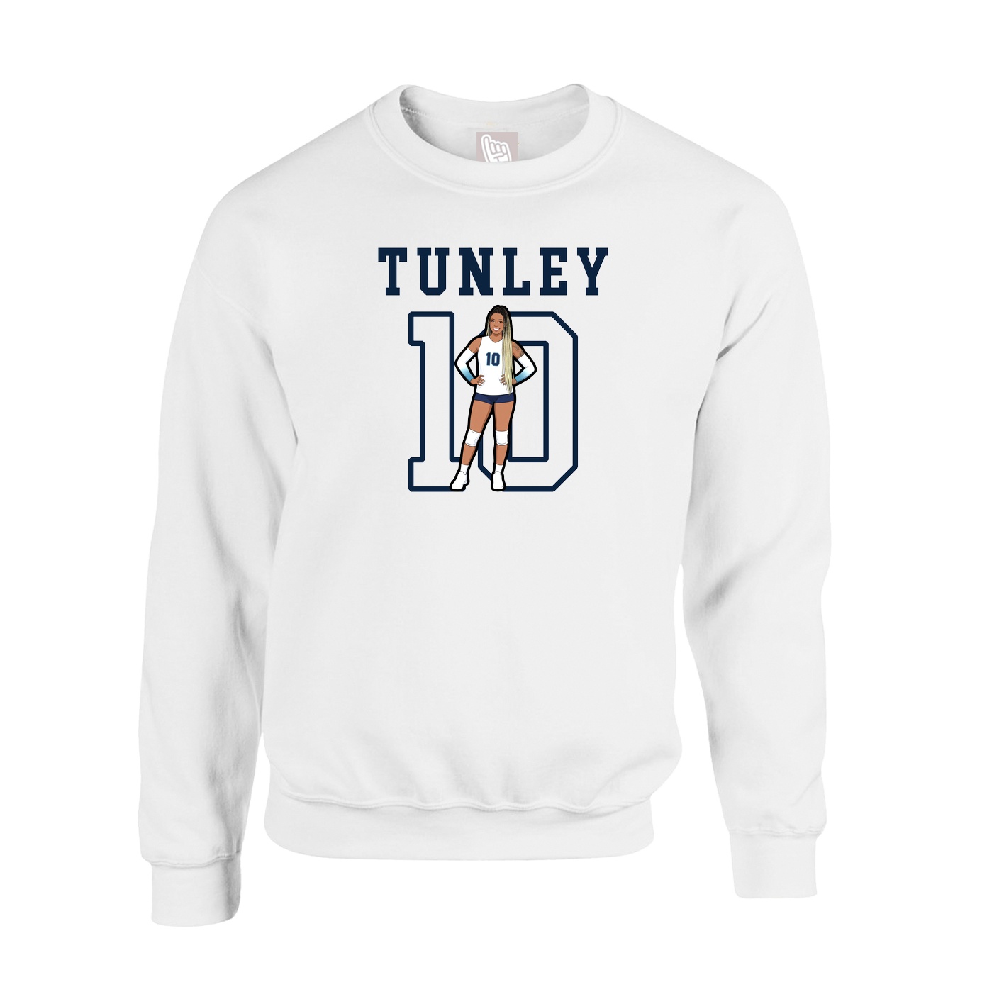 Fleece Crew — Shirsey in White