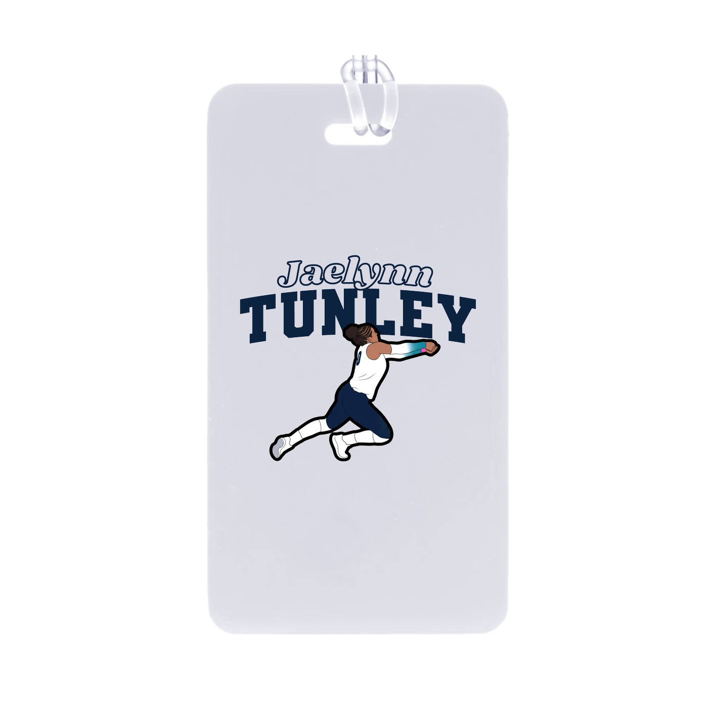 Bag Tag — Name Arch in Classic
