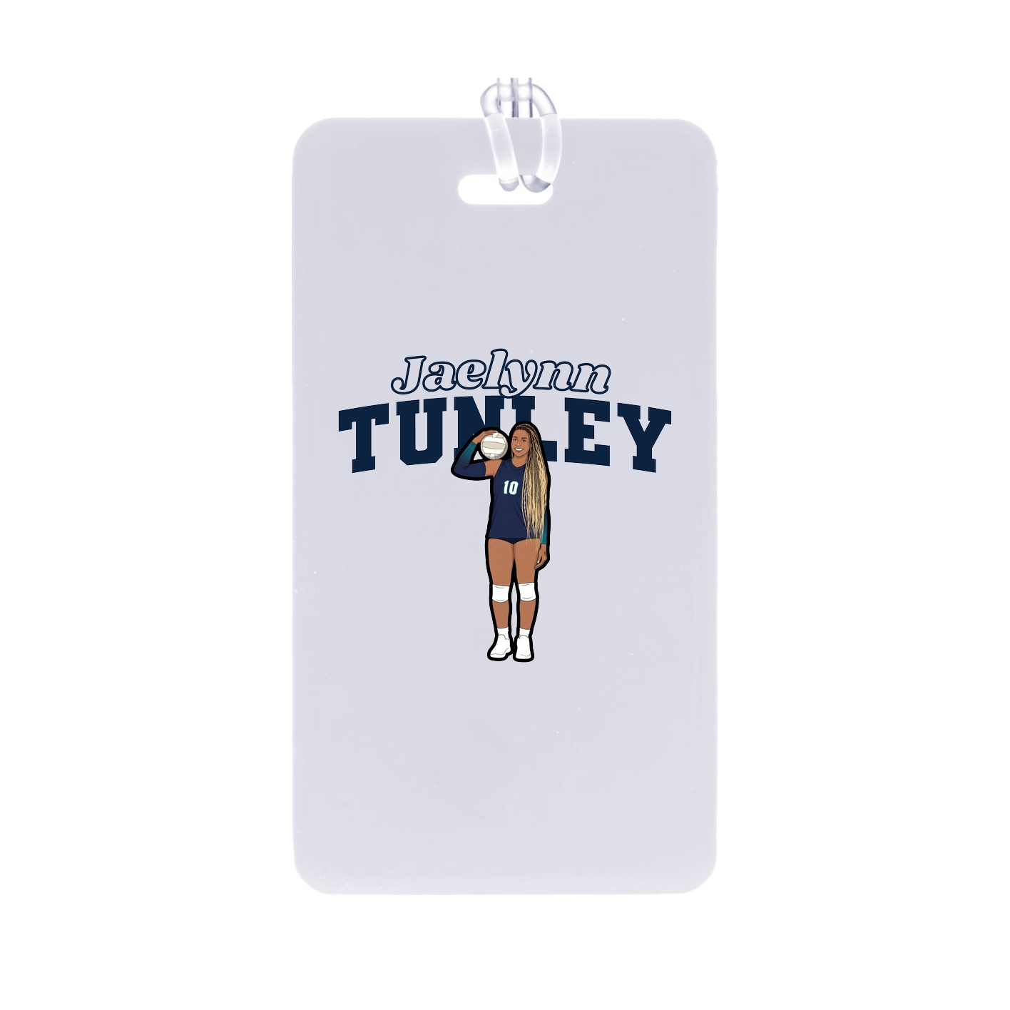 Bag Tag — Name Arch in Classic