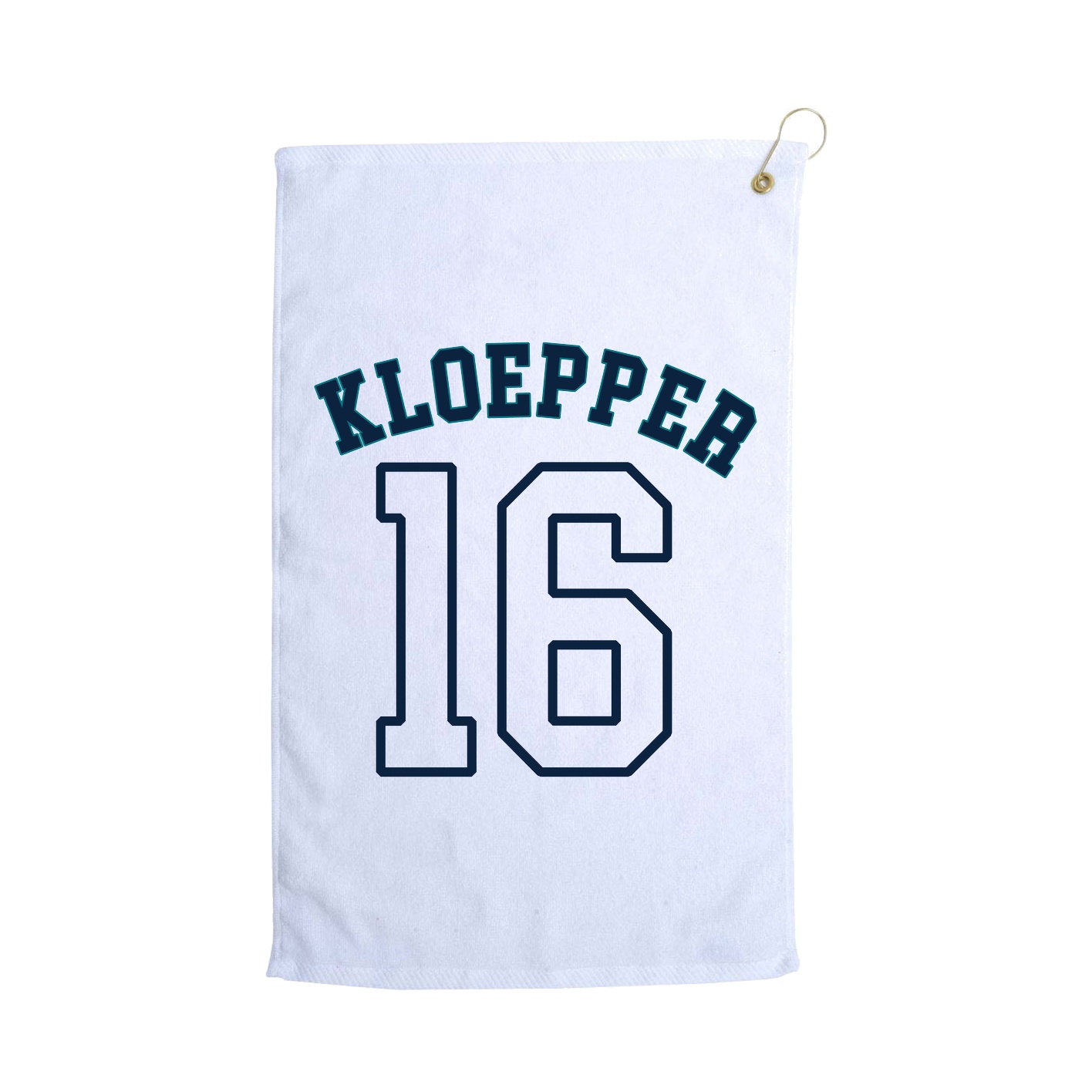 Golf Towel — Shirsey Arch in White