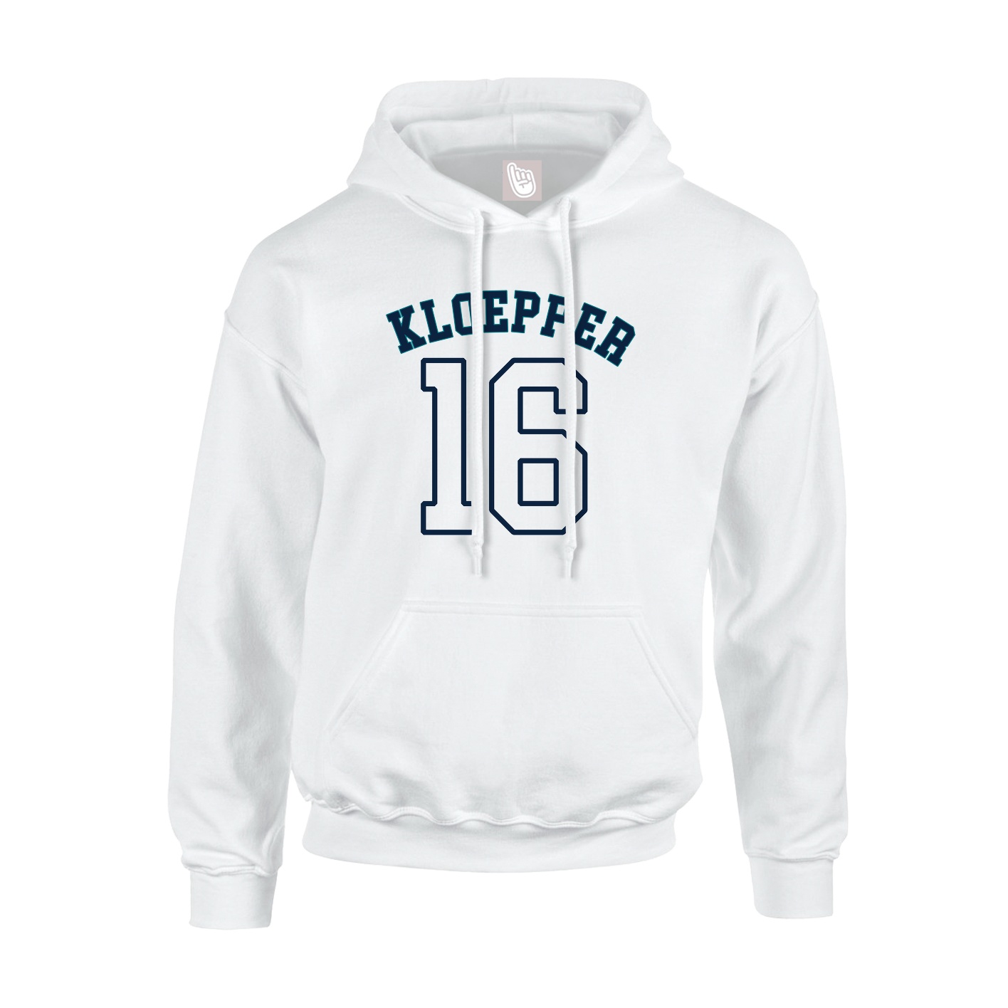 Youth Hoodie — Shirsey Arch in White