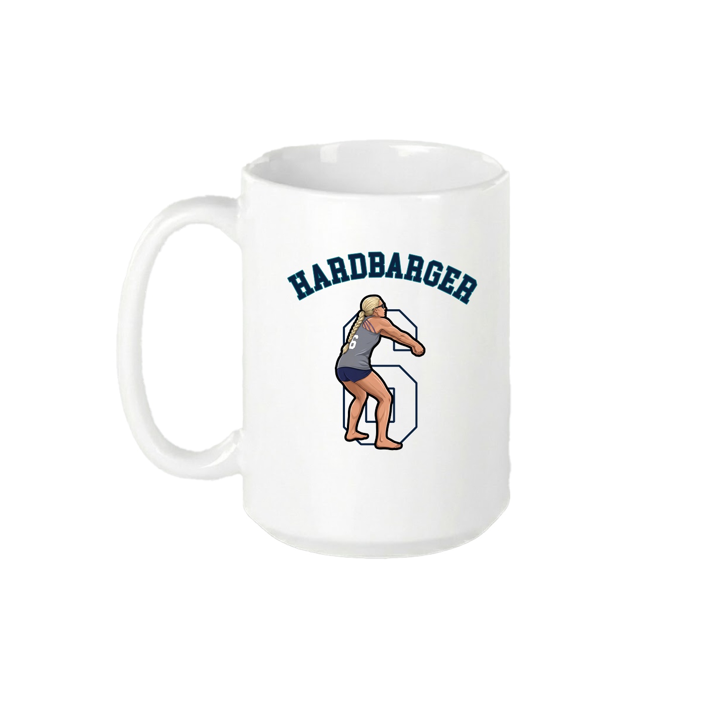 15oz Coffee Mug — Shirsey Arch in White
