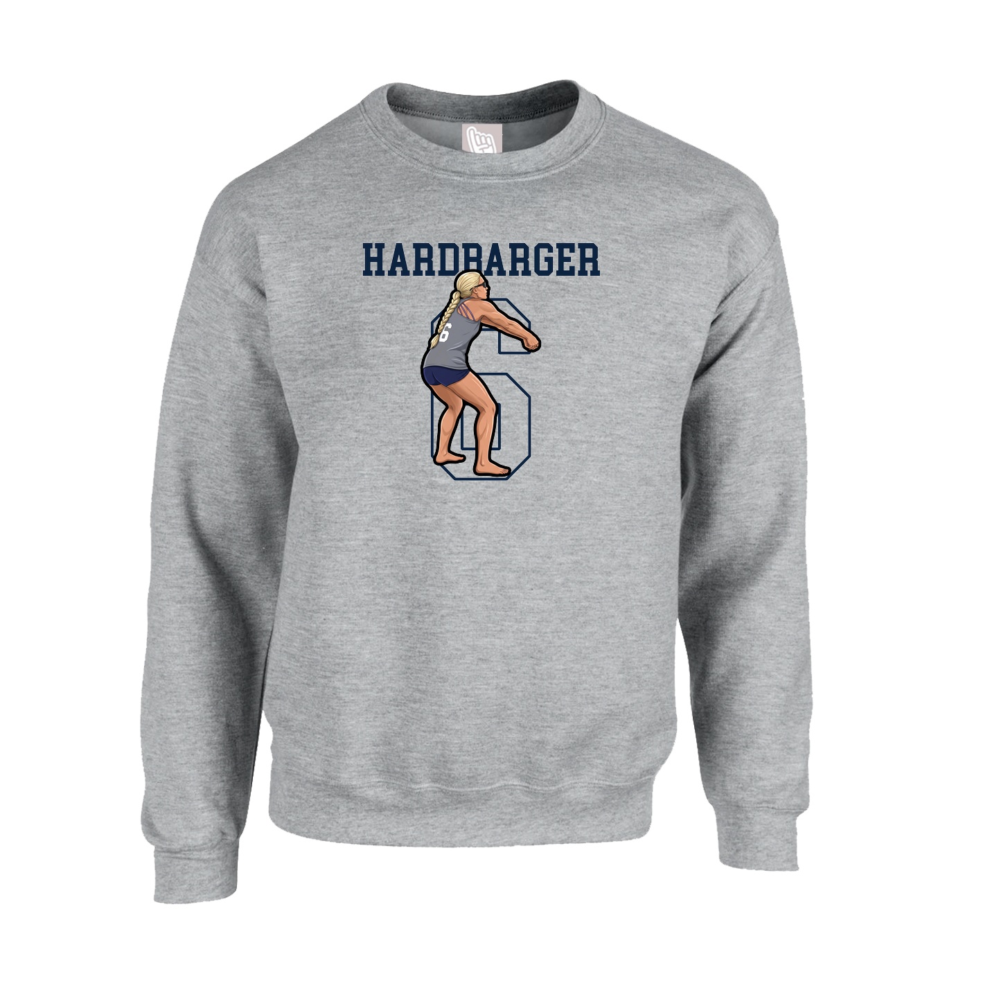 Fleece Crew — Shirsey in Grey