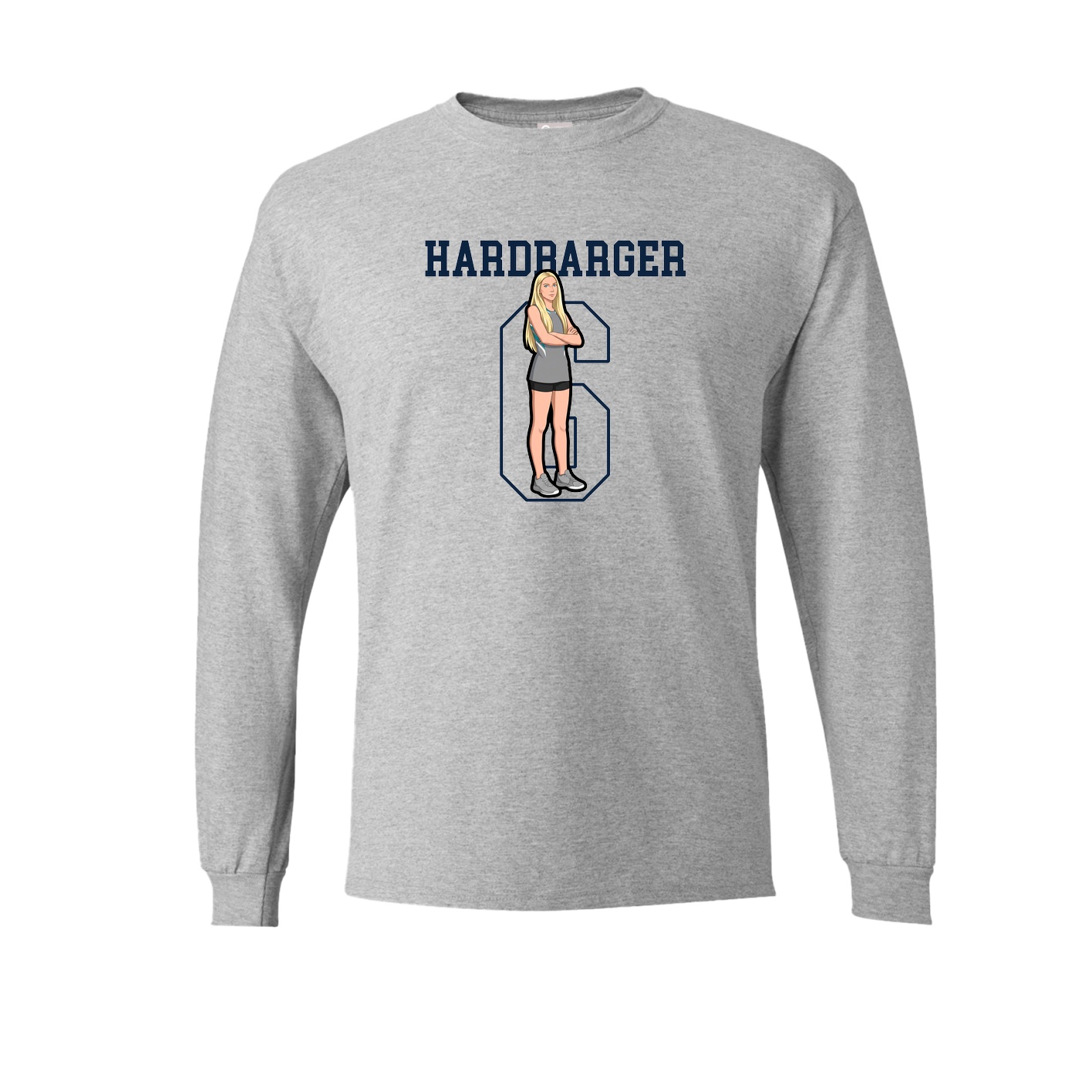 Long Sleeve Tee — Shirsey in Grey