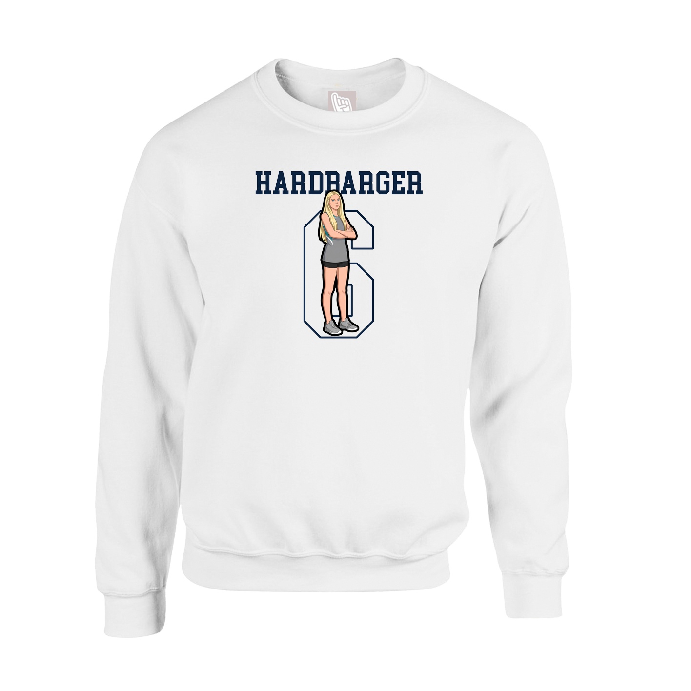 Fleece Crew — Shirsey in White