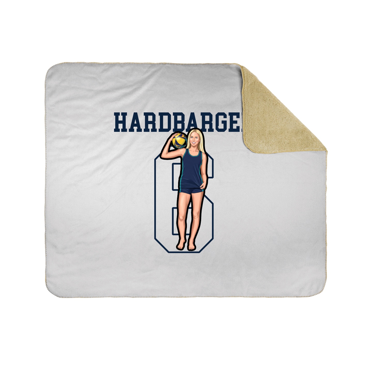 Throw Blanket — Shirsey in White