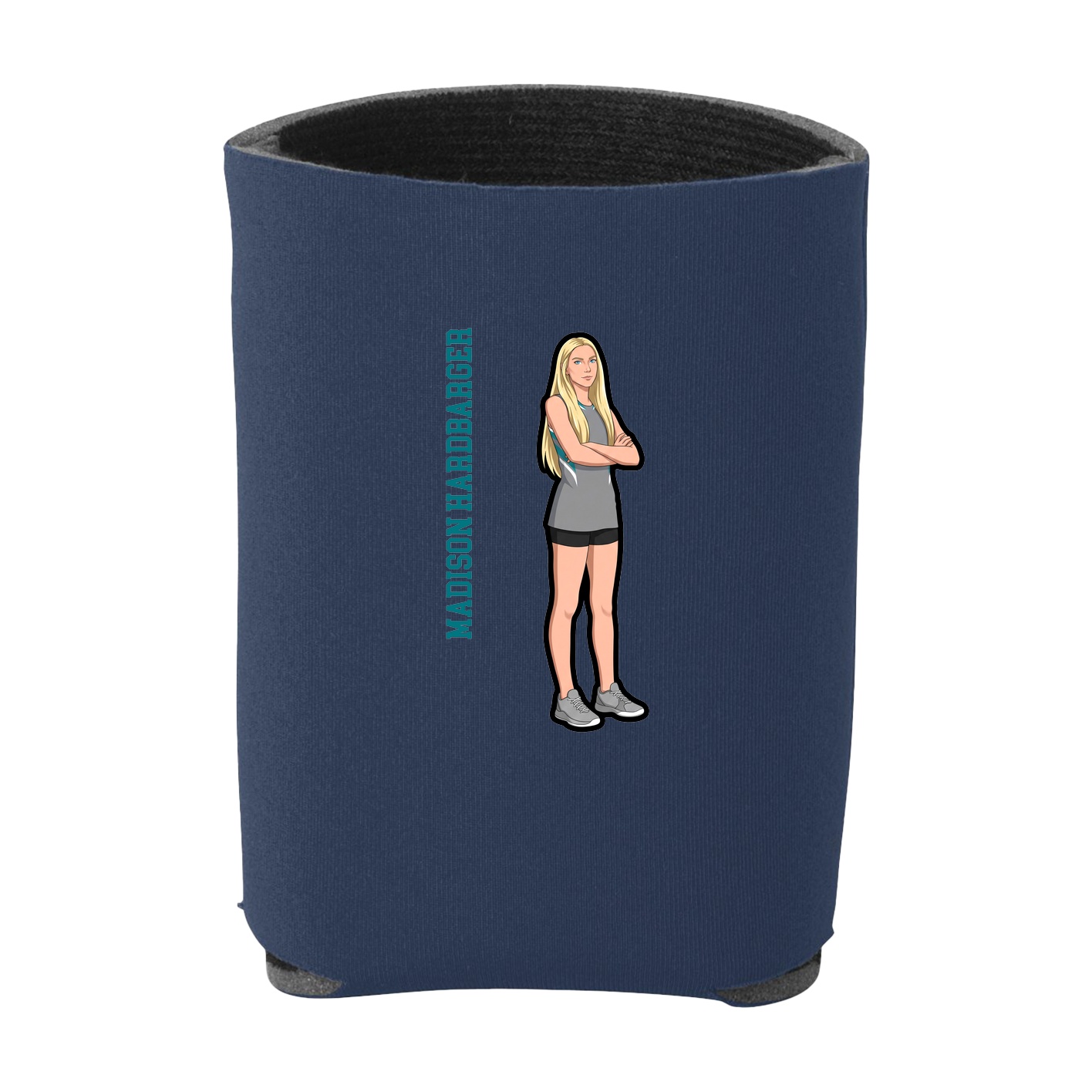 Can Holder — Name Vertical in Navy