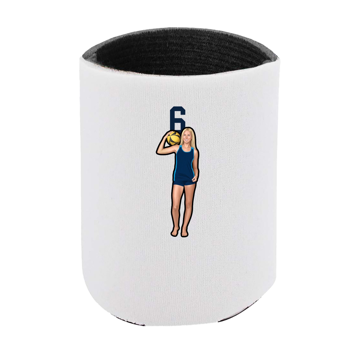 Can Holder — Number Top in White