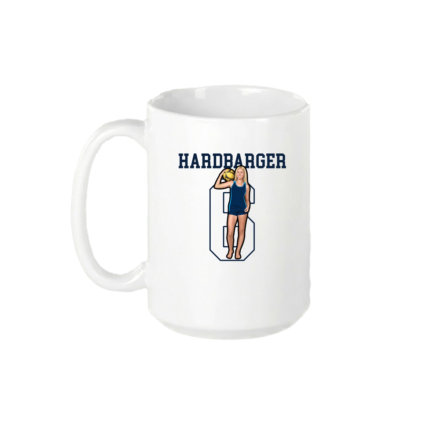 15oz Coffee Mug — Shirsey in White