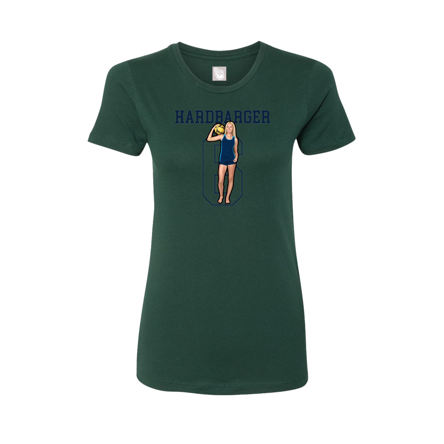 Fitted Women's Tee — Shirsey in Green