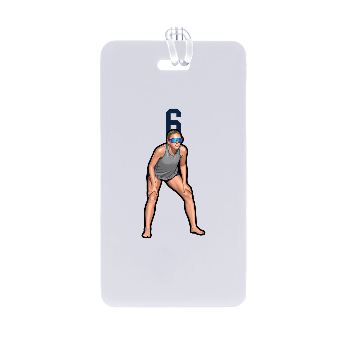 Bag Tag — Number Top in Classic