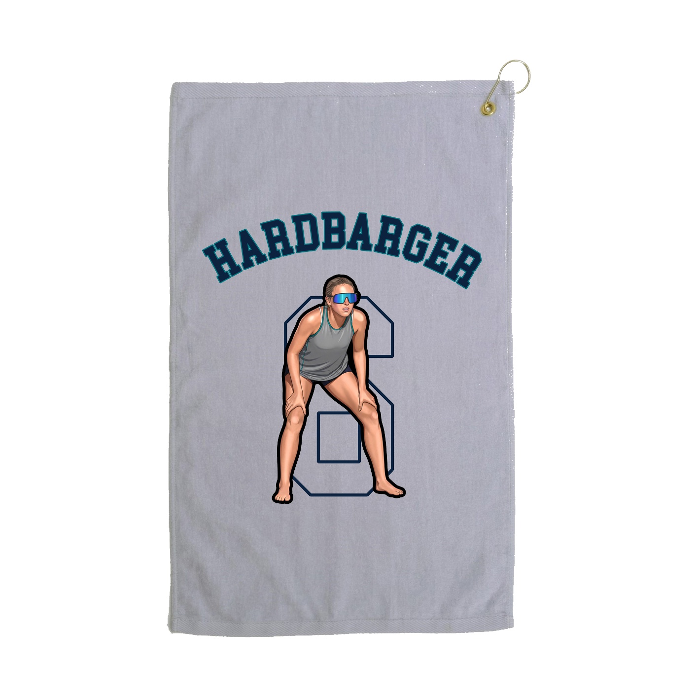 Golf Towel — Shirsey Arch in Grey