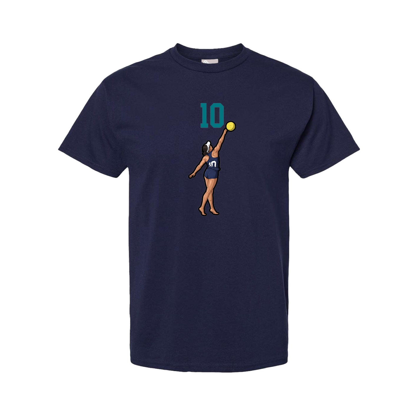 Youth Tee — Number Top in Navy