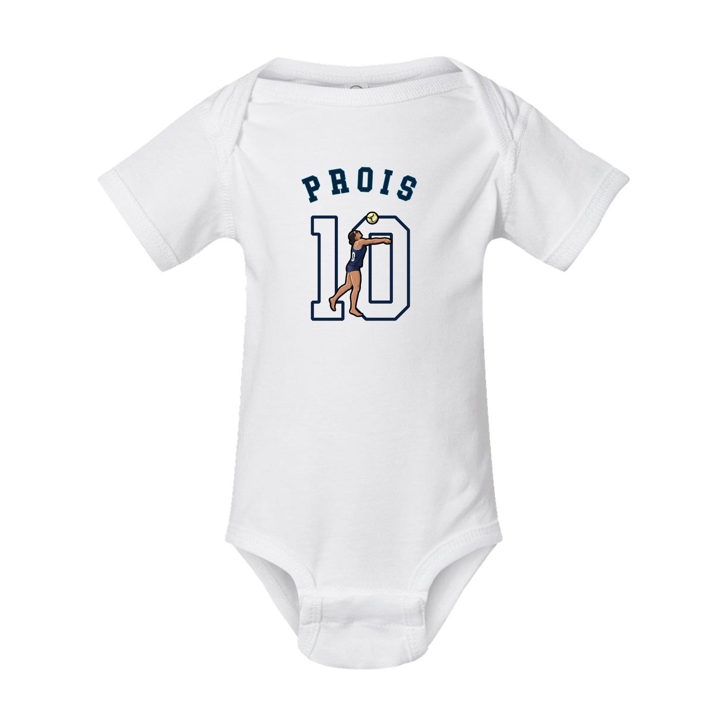 Baby Onesie — Shirsey Arch in White