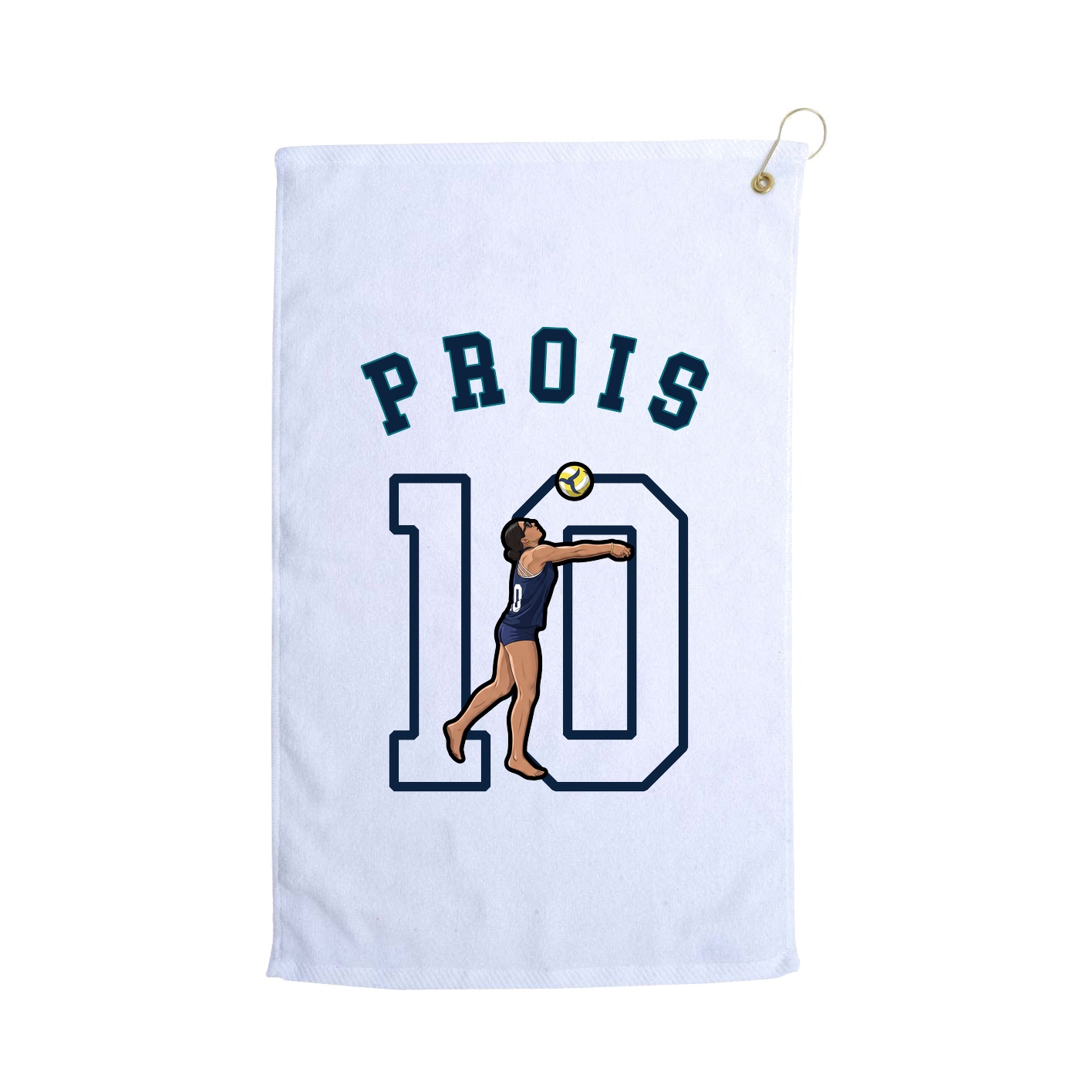 Golf Towel — Shirsey Arch in White