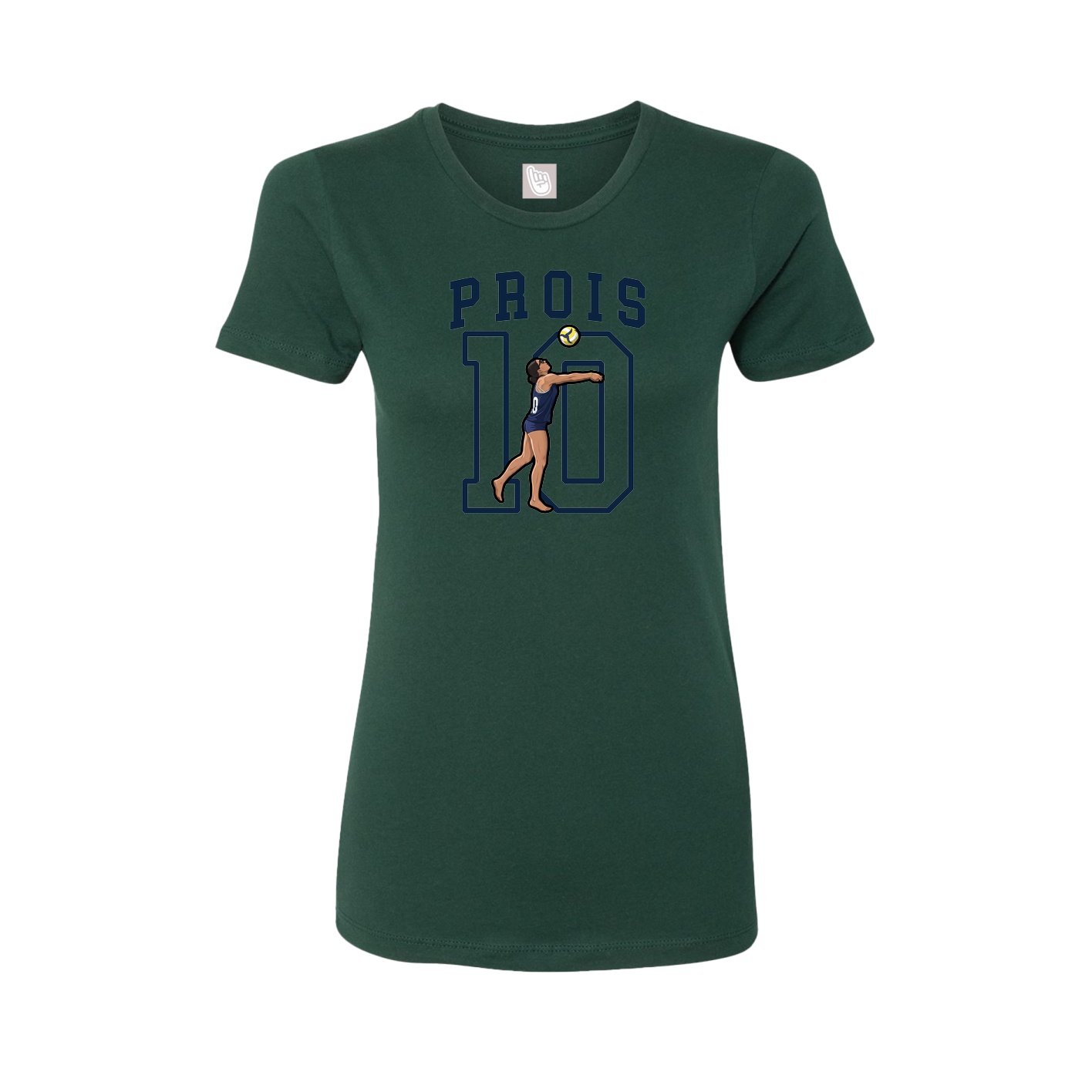 Fitted Women's Tee — Shirsey in Green