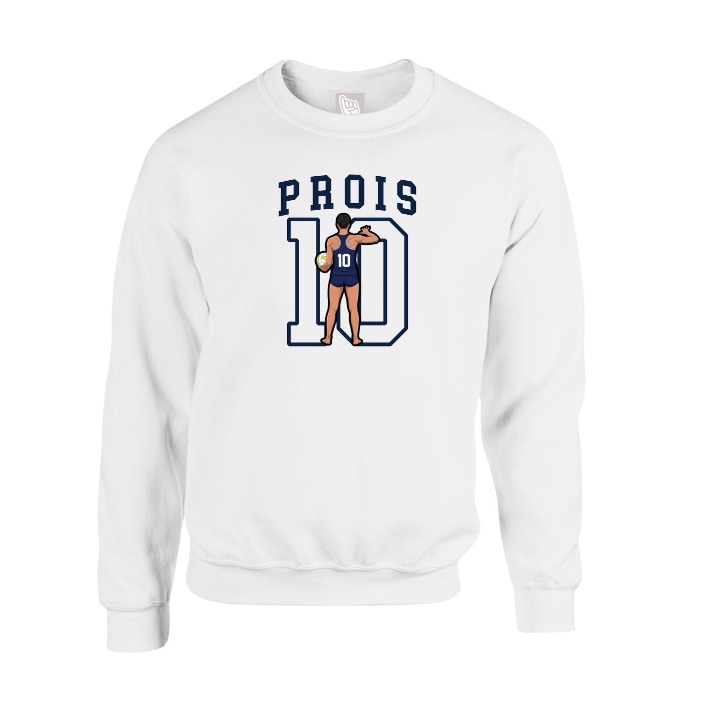 Fleece Crew — Shirsey in White
