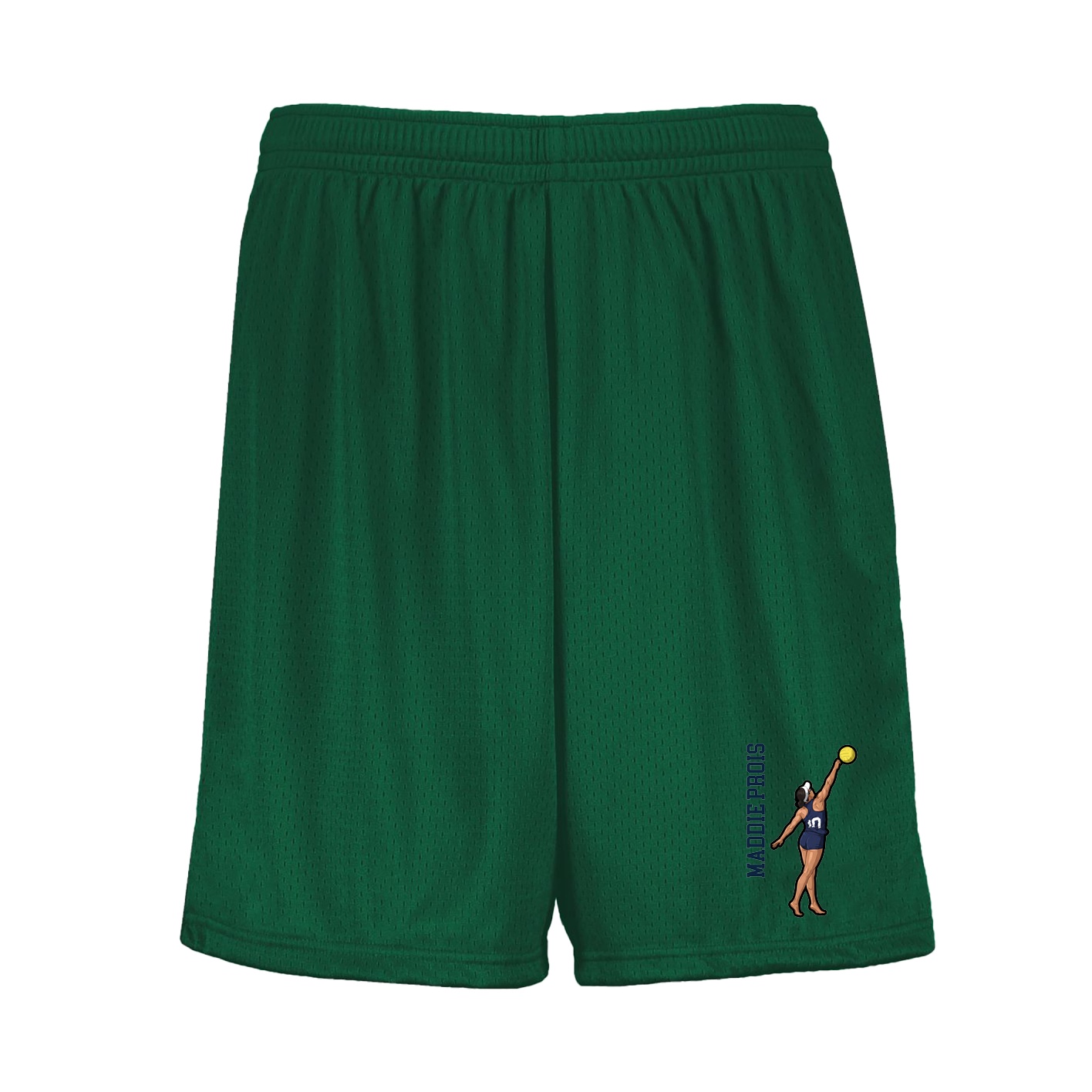 Shorts — Name Vertical in Green