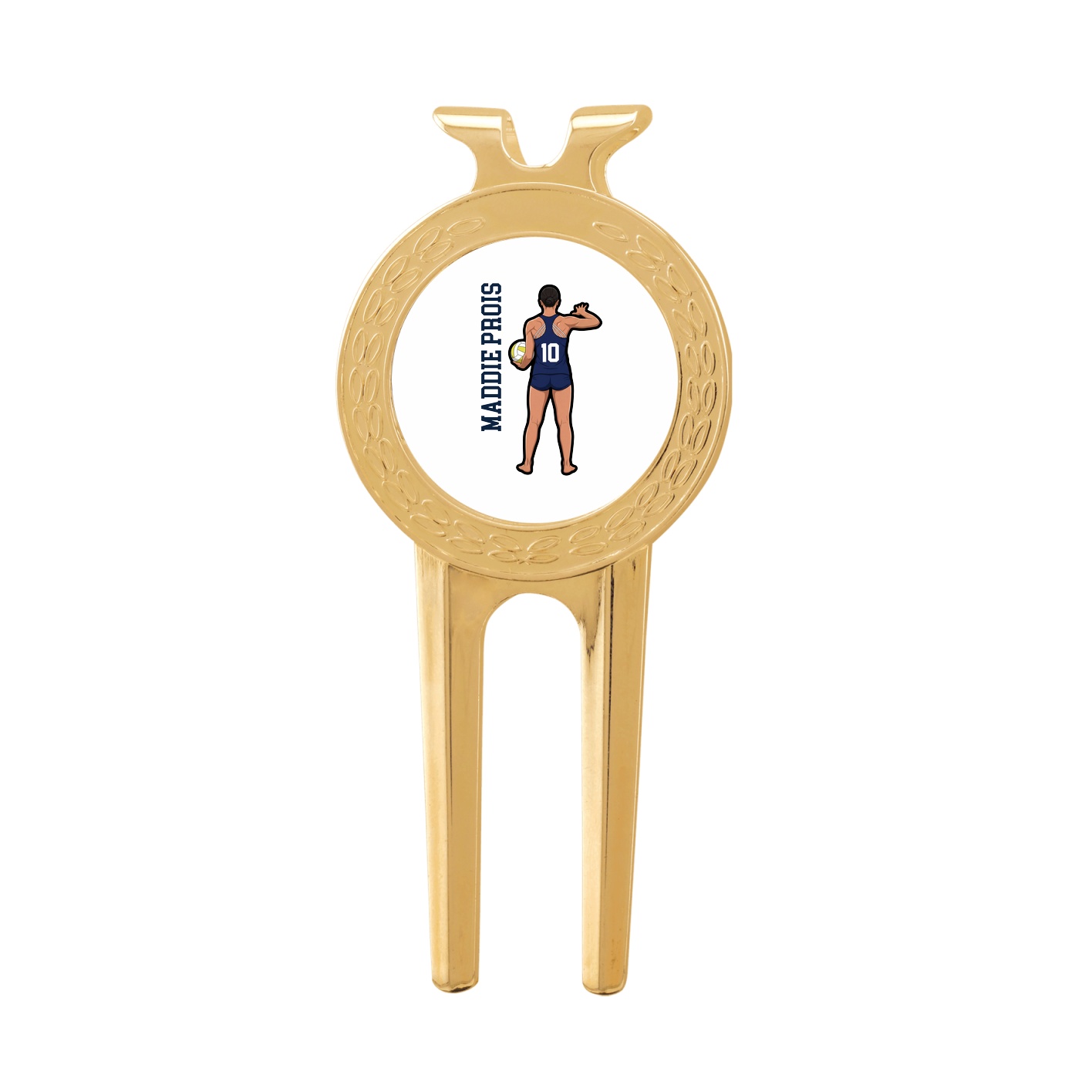 Divot Tool with Ball Marker — Name Vertical in Classic