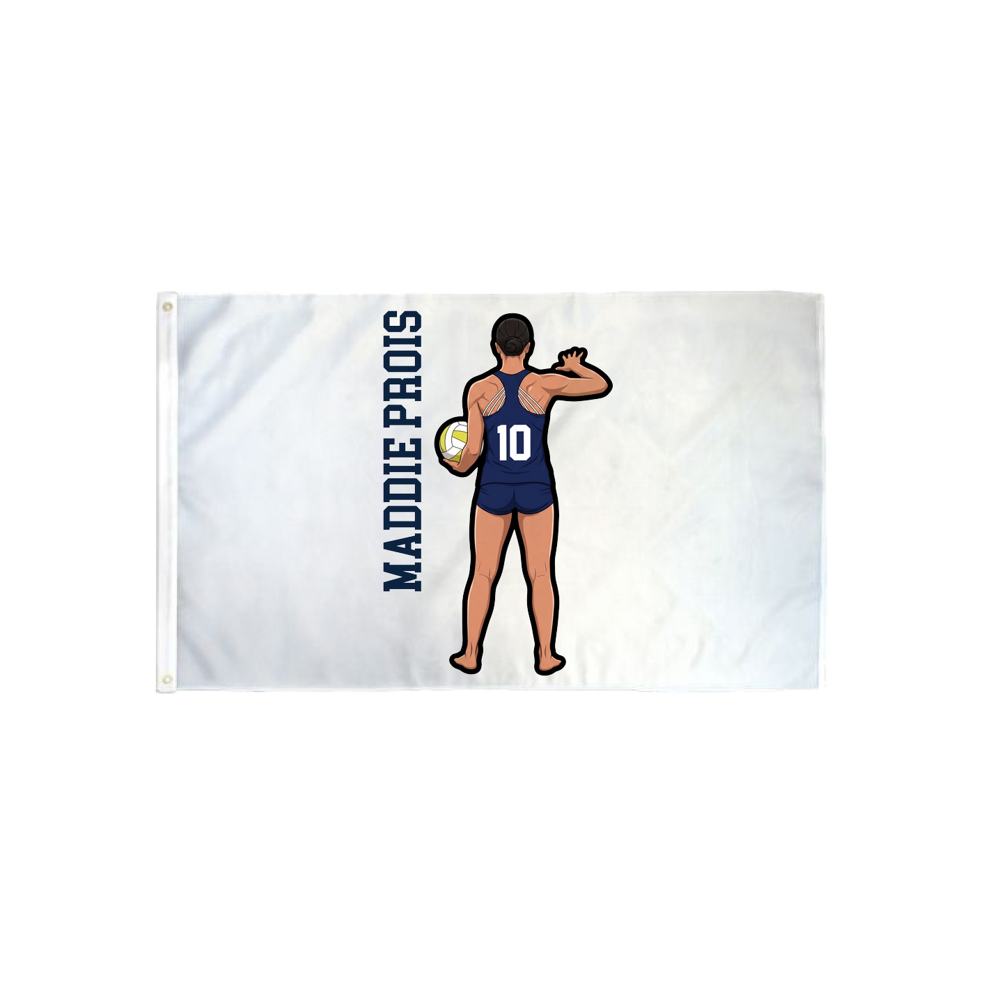 3x5 Flag — Name Vertical in Classic