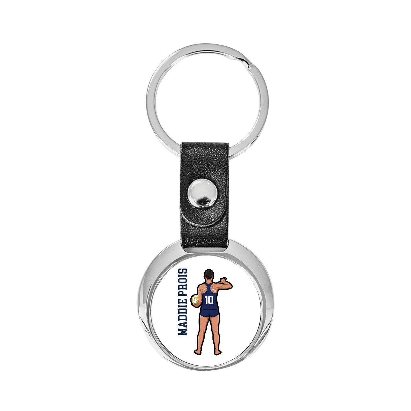 Key Chain — Name Vertical in Classic