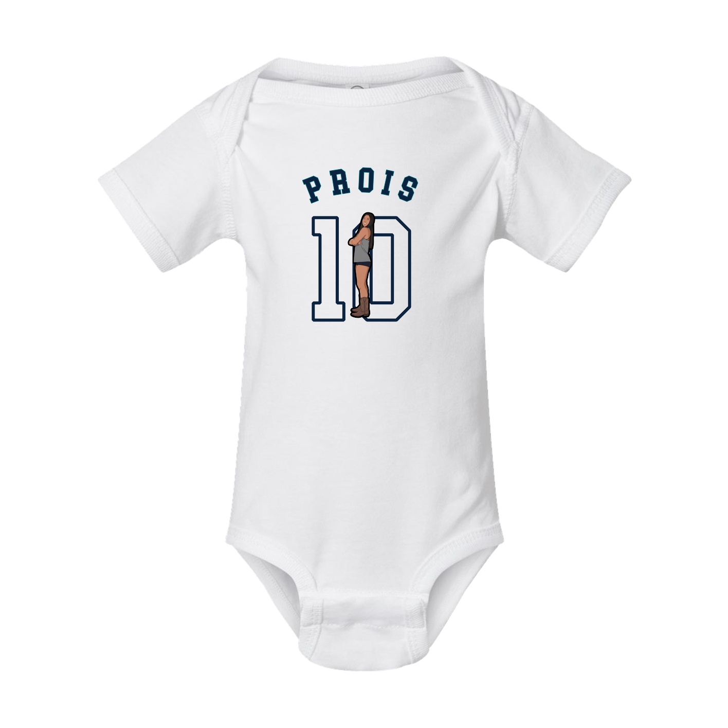 Baby Onesie — Shirsey Arch in White