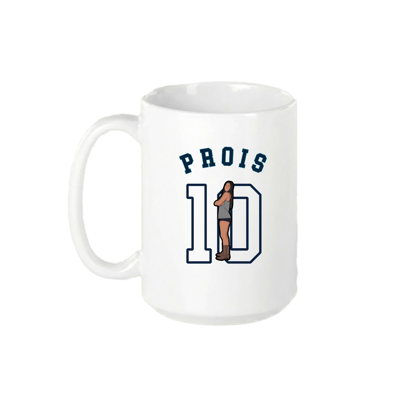 15oz Coffee Mug — Shirsey Arch in White