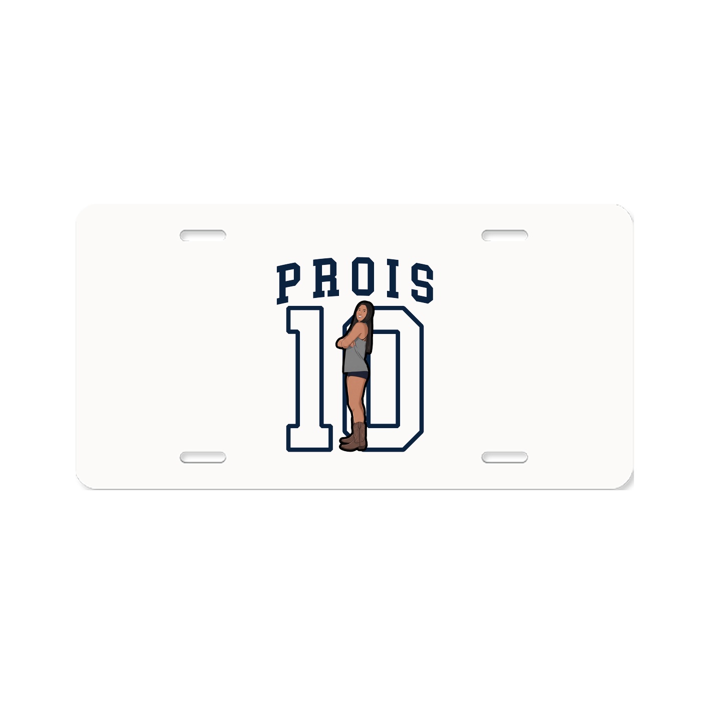 License Plate — Shirsey in Classic