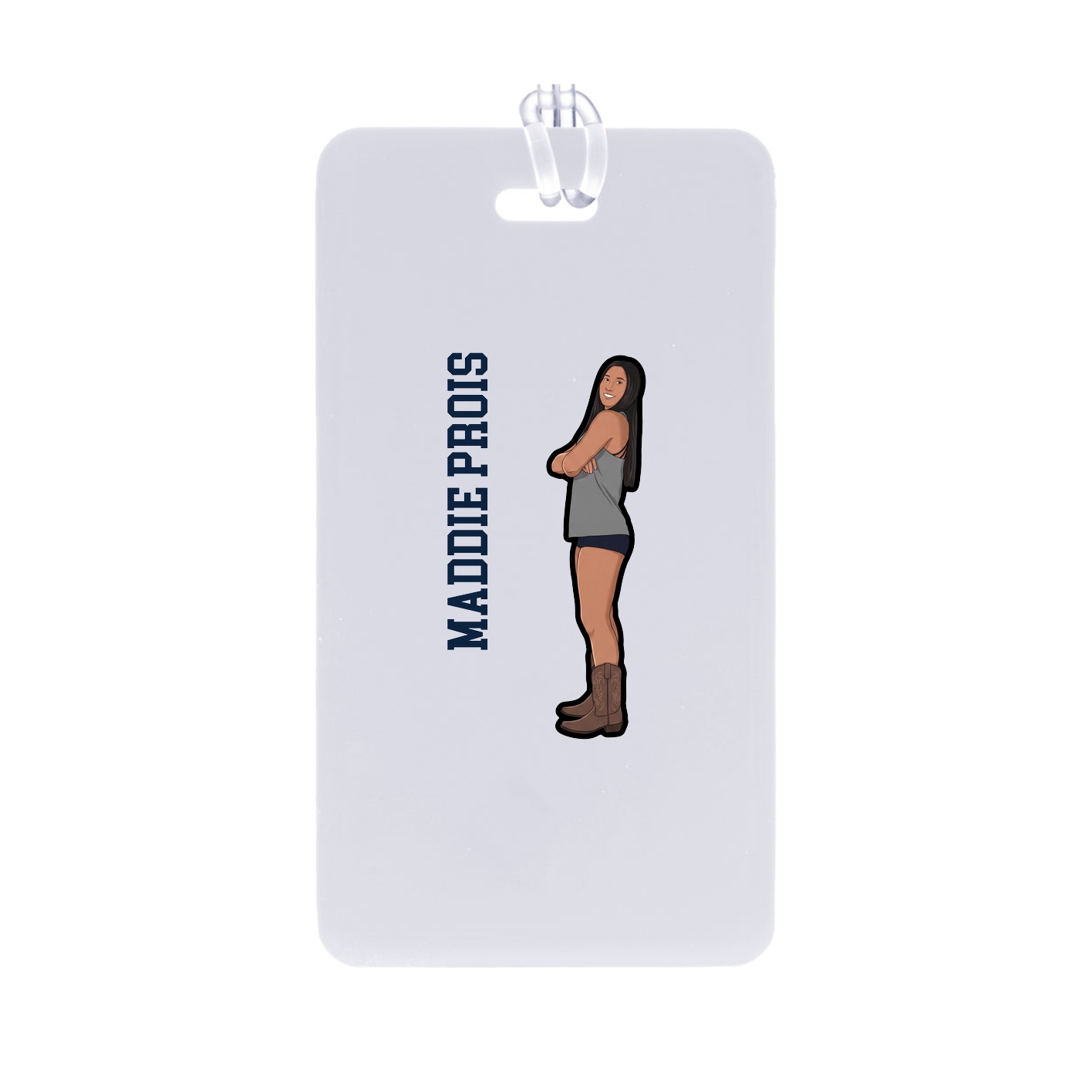 Bag Tag — Name Vertical in Classic