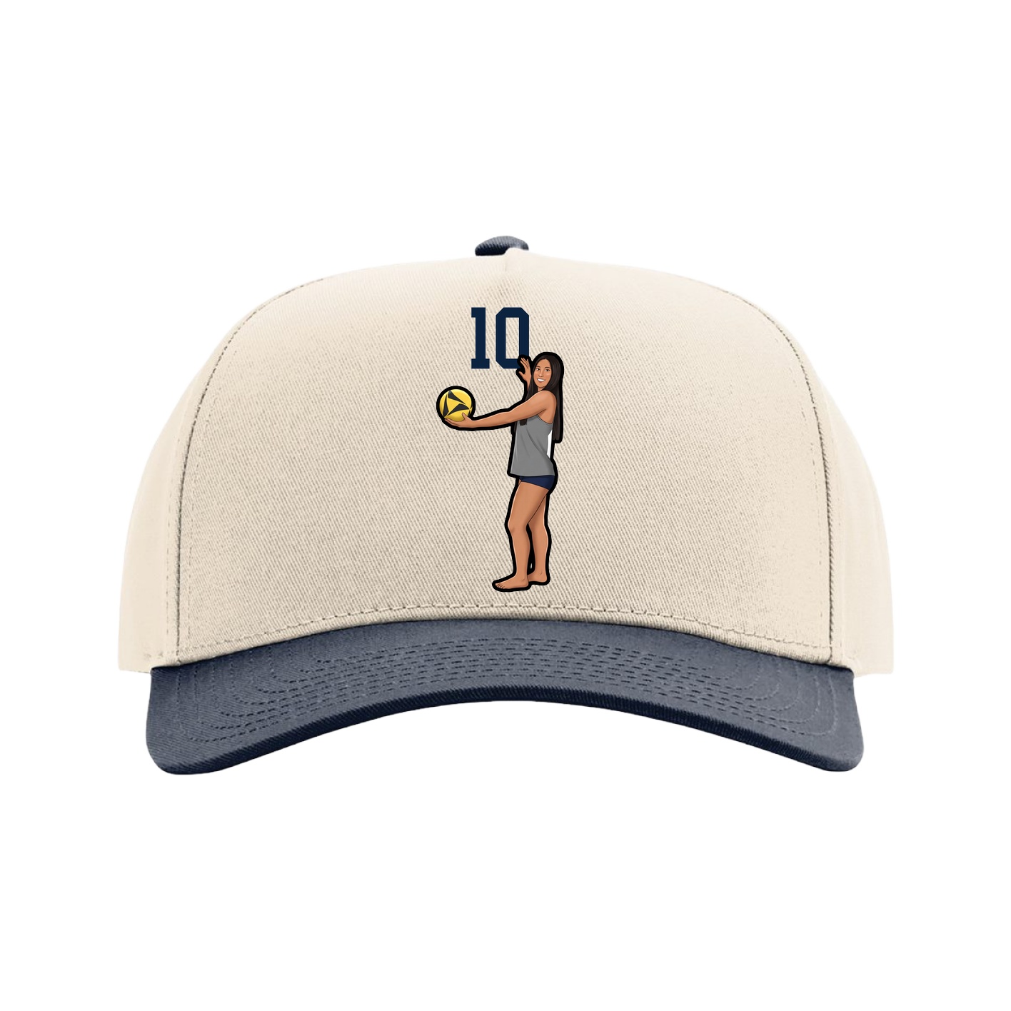 Full Fabric Five-Panel Champ Cap