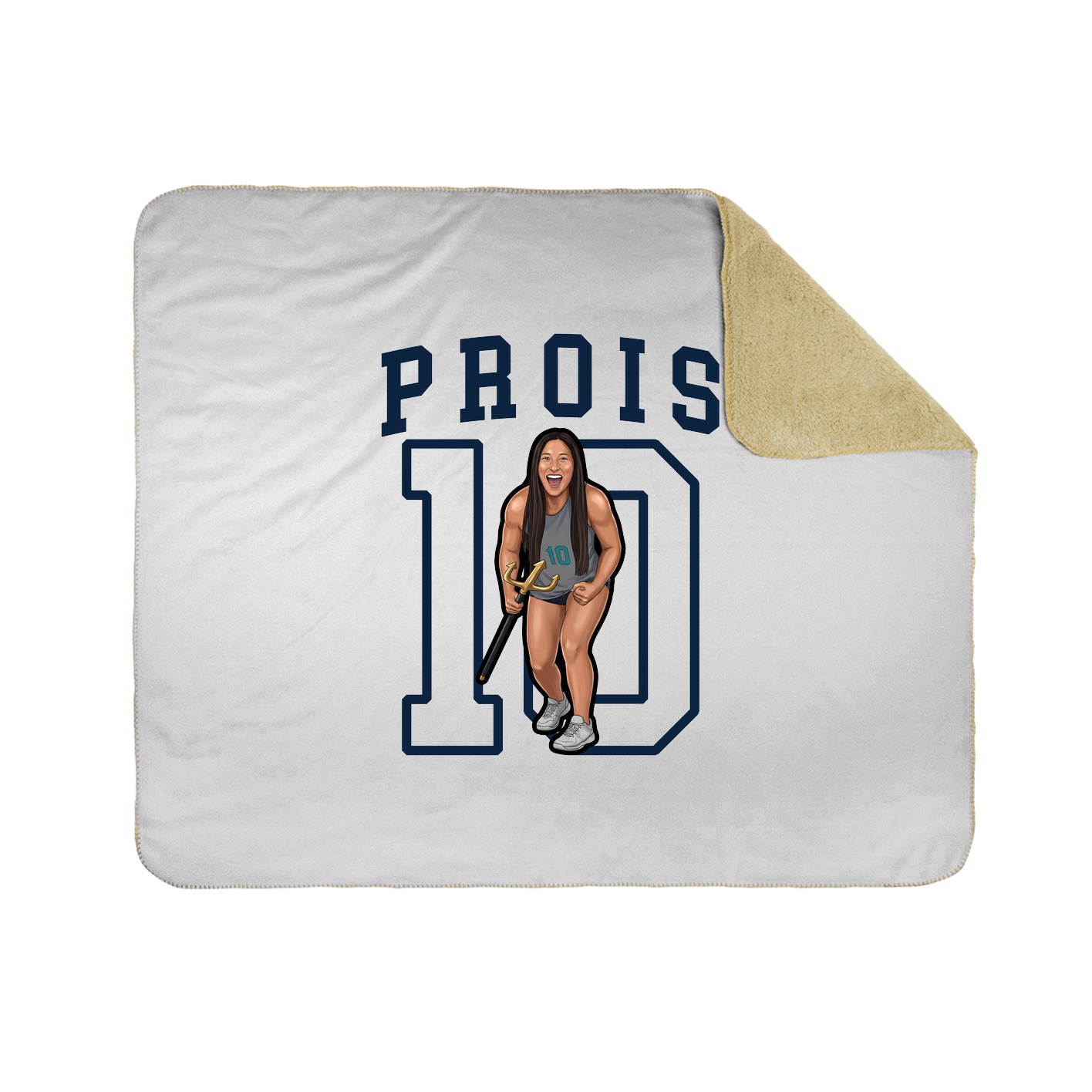 Throw Blanket — Shirsey in White