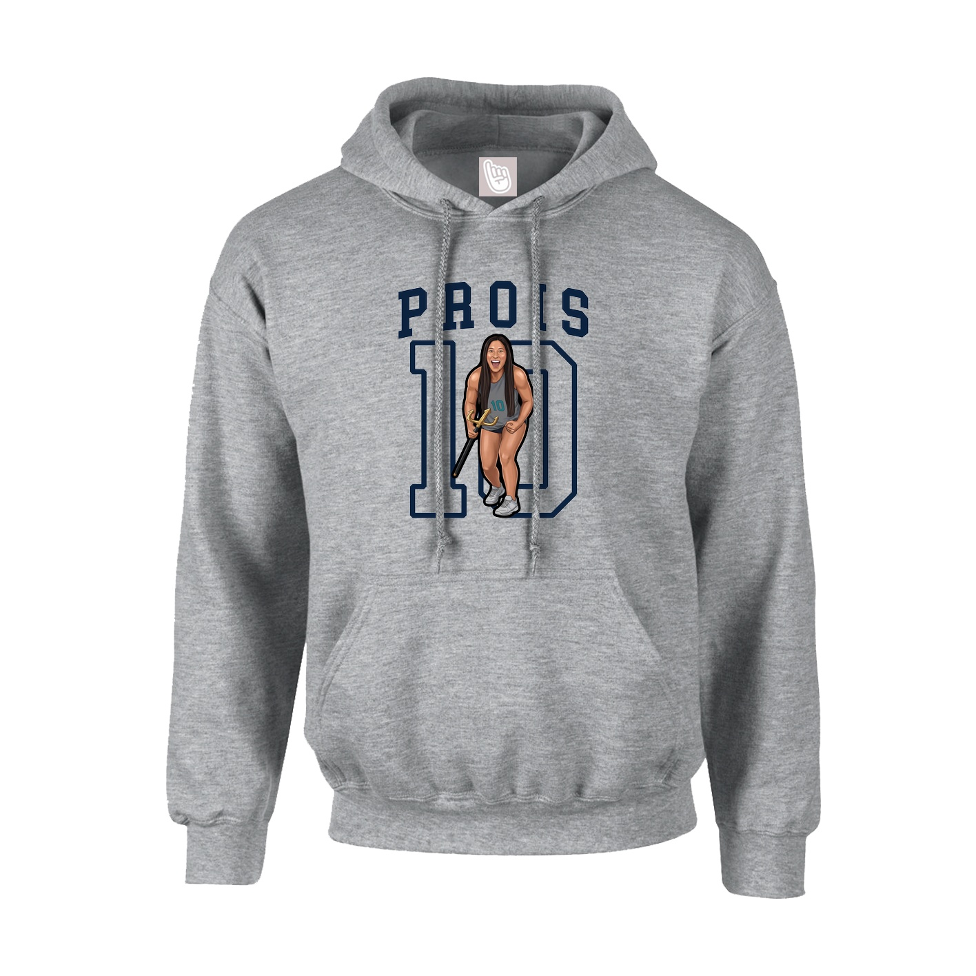 Hoodie — Shirsey in Grey