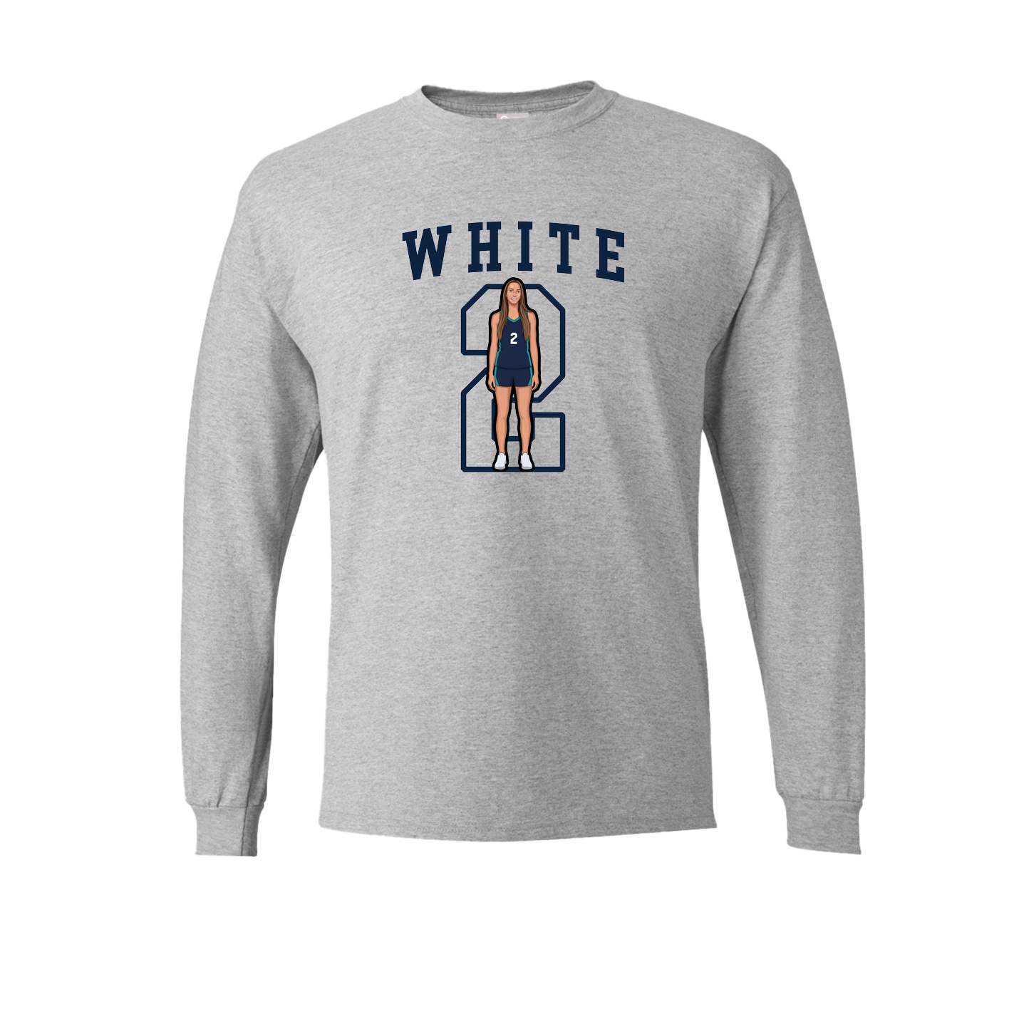 Long Sleeve Tee — Shirsey in Grey