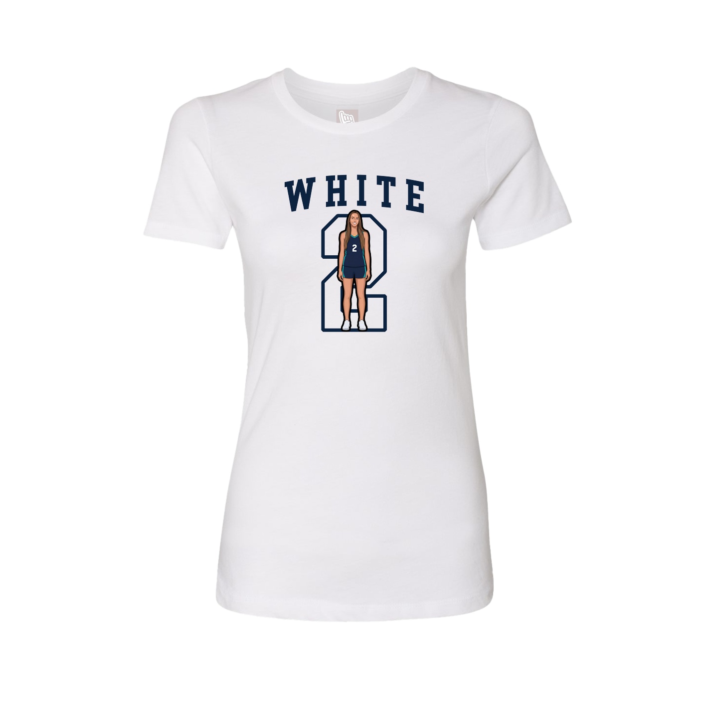 Fitted Women's Tee — Shirsey in White