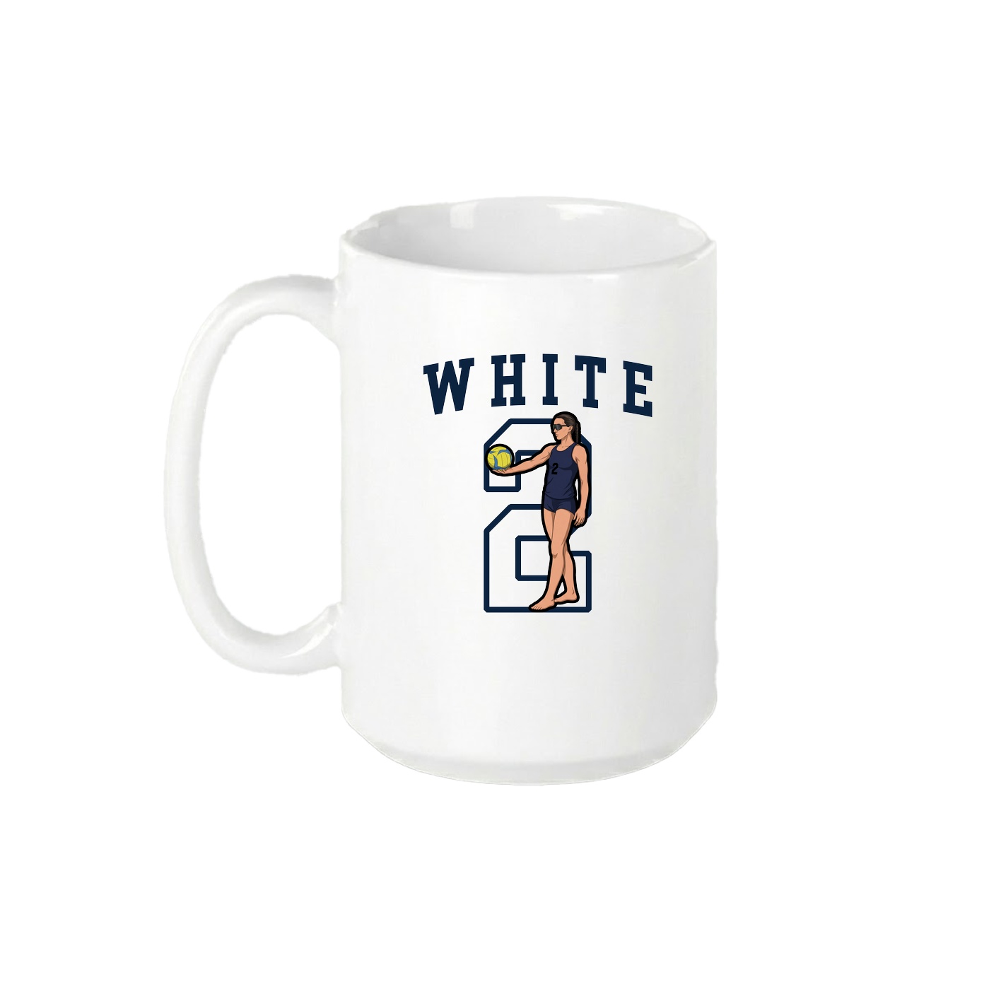 15oz Coffee Mug — Shirsey in White