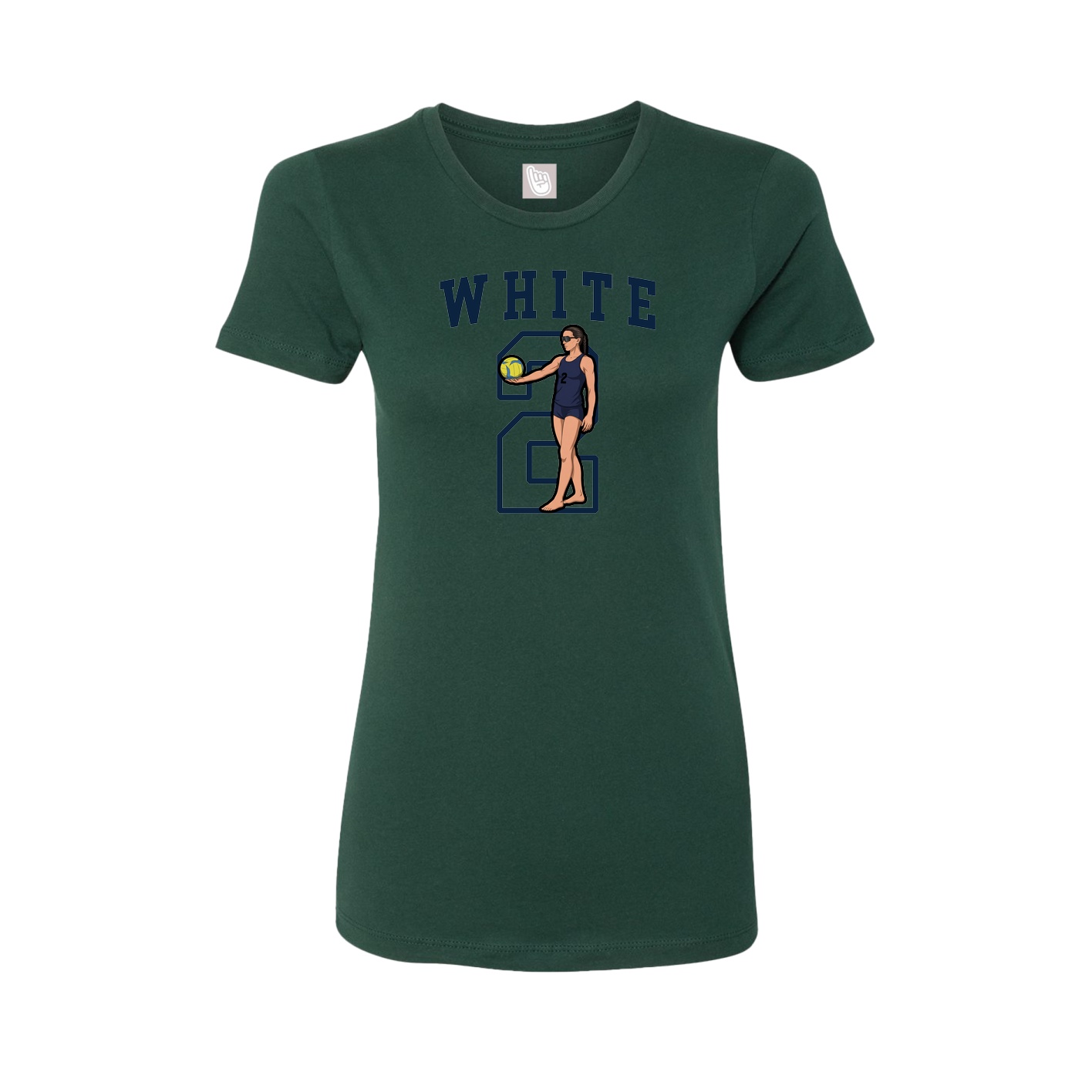Fitted Women's Tee — Shirsey in Green