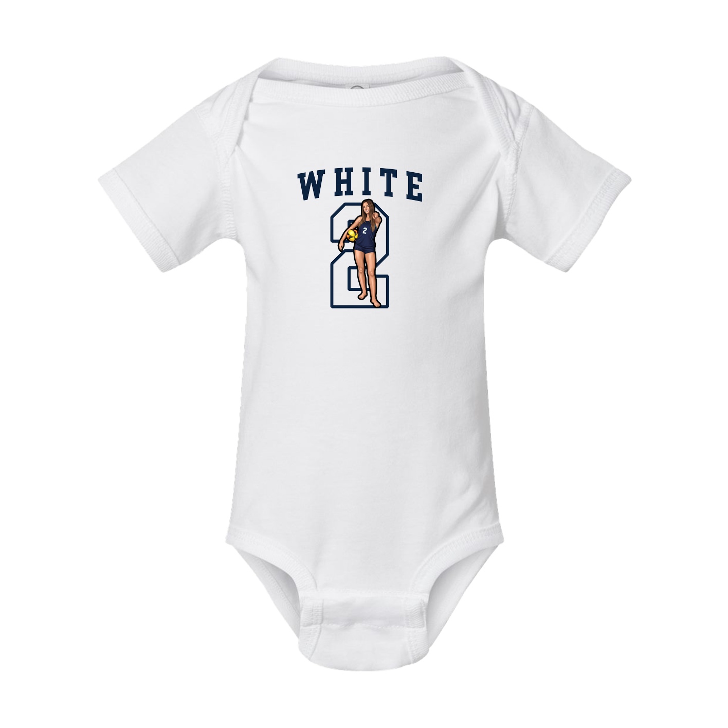 Baby Onesie — Shirsey in White
