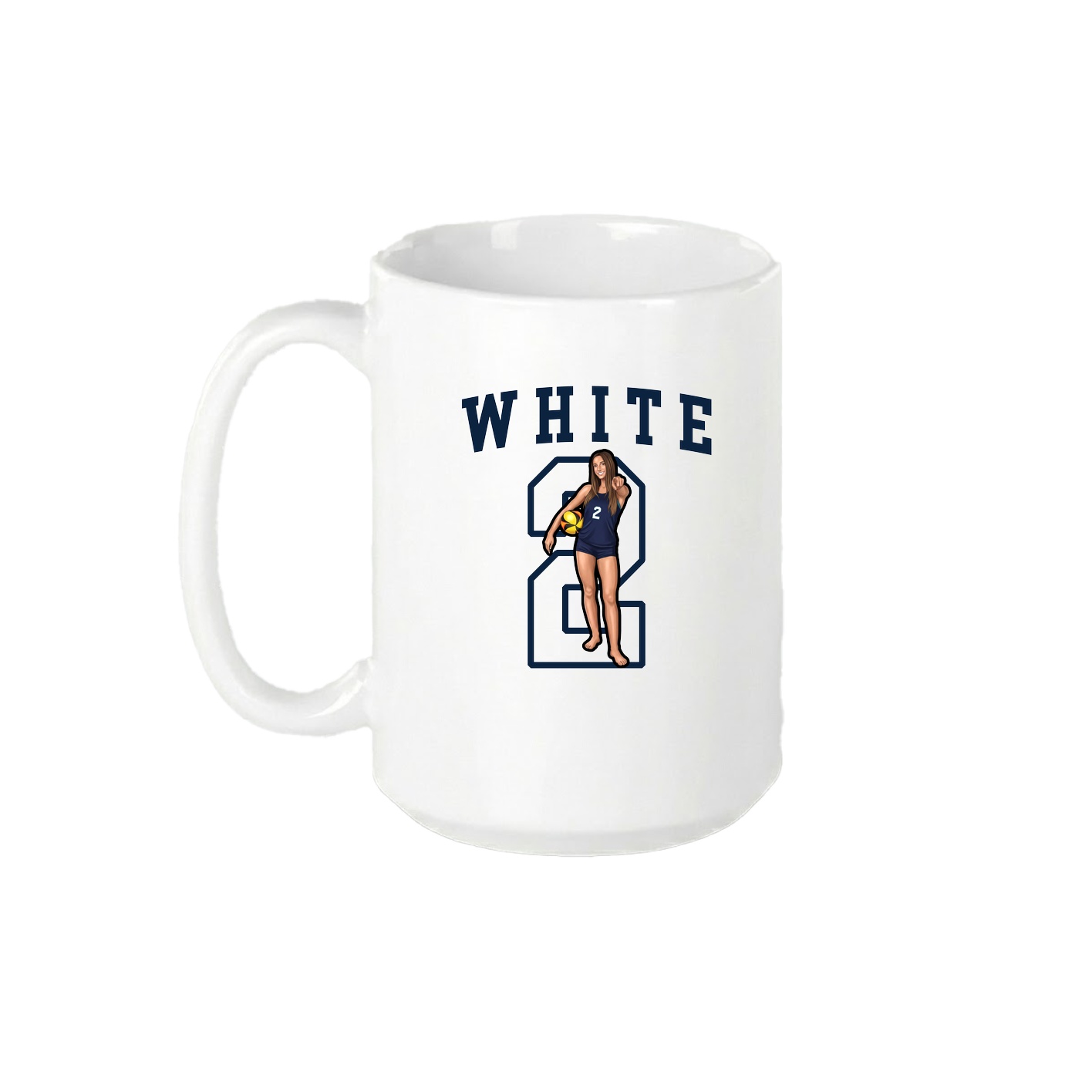 15oz Coffee Mug — Shirsey in White