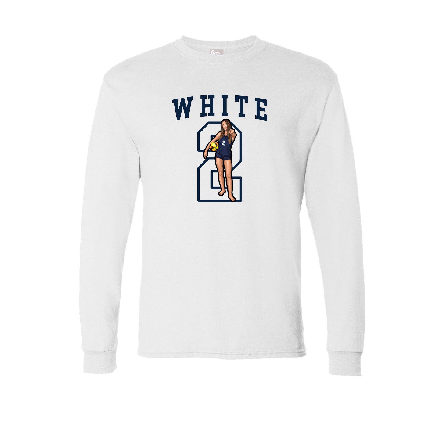 Long Sleeve Tee — Shirsey in White