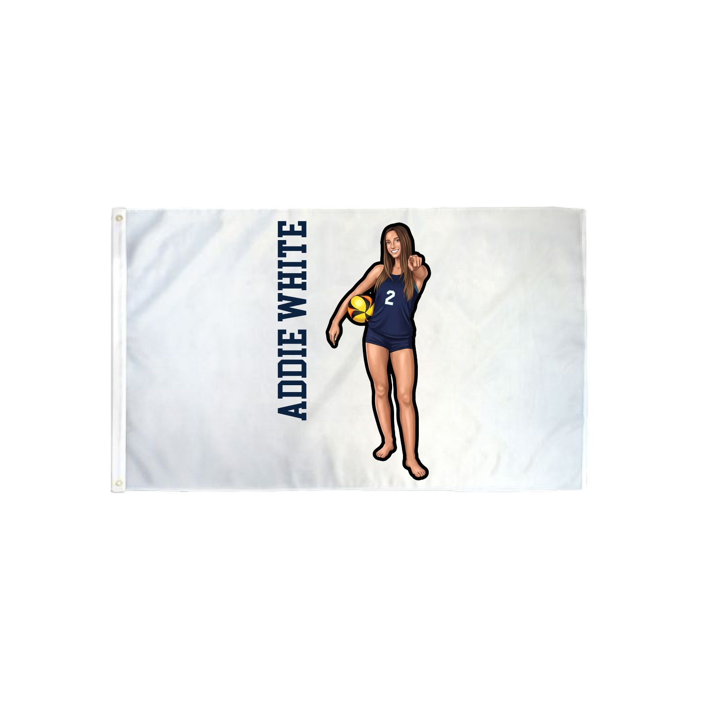 3x5 Flag — Name Vertical in Classic