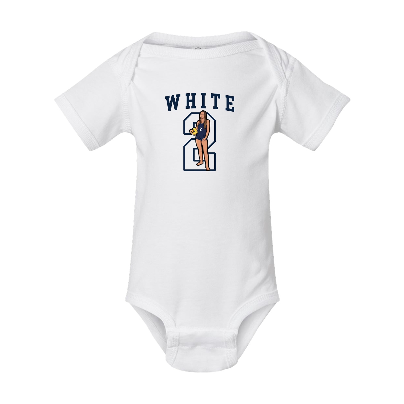 Baby Onesie — Shirsey in White