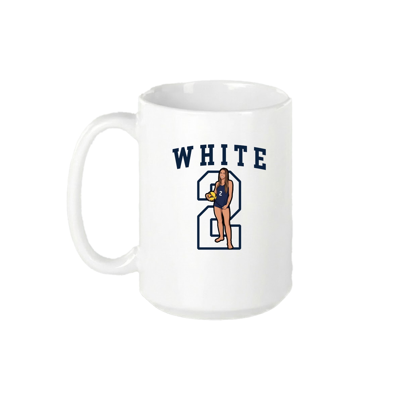 15oz Coffee Mug — Shirsey in White