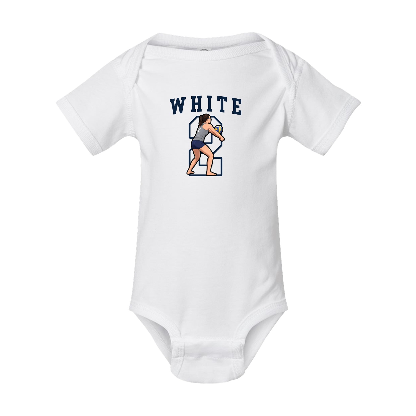 Baby Onesie — Shirsey in White