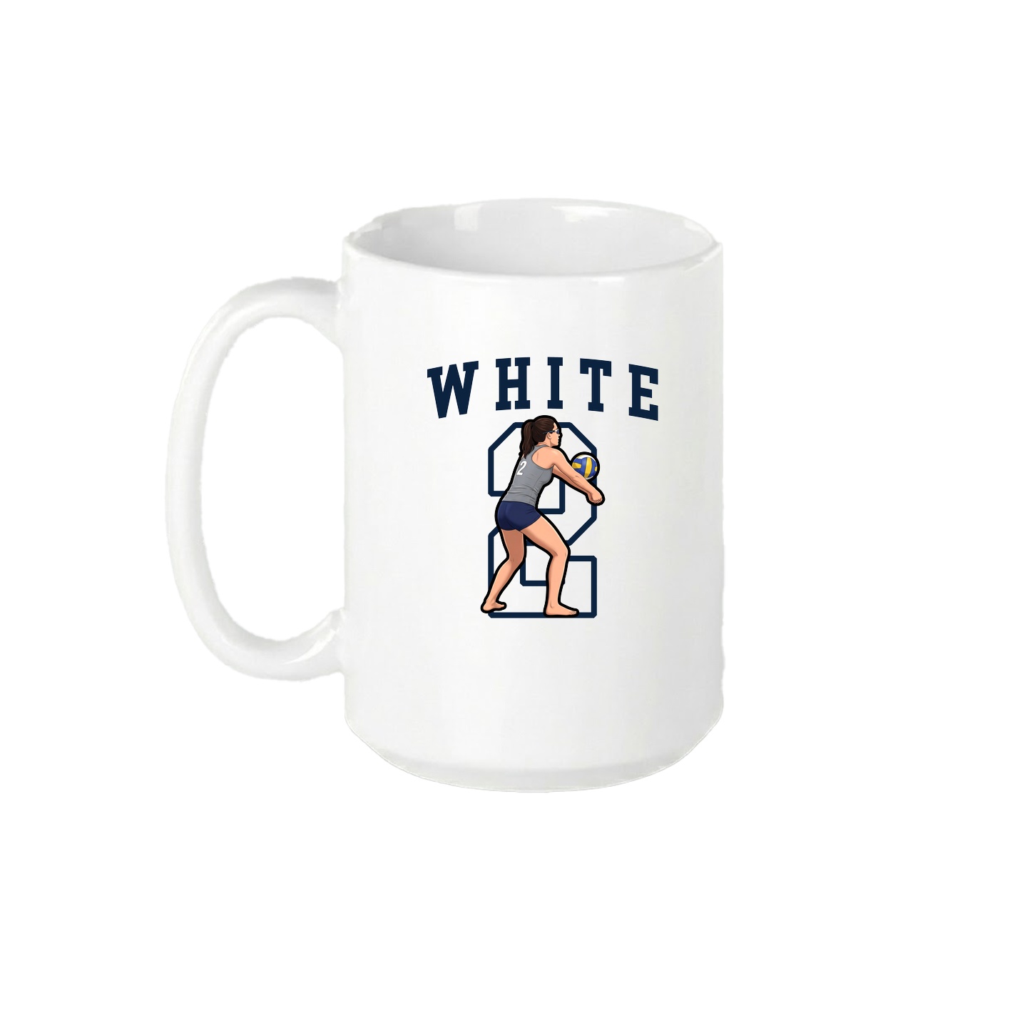 15oz Coffee Mug — Shirsey in White