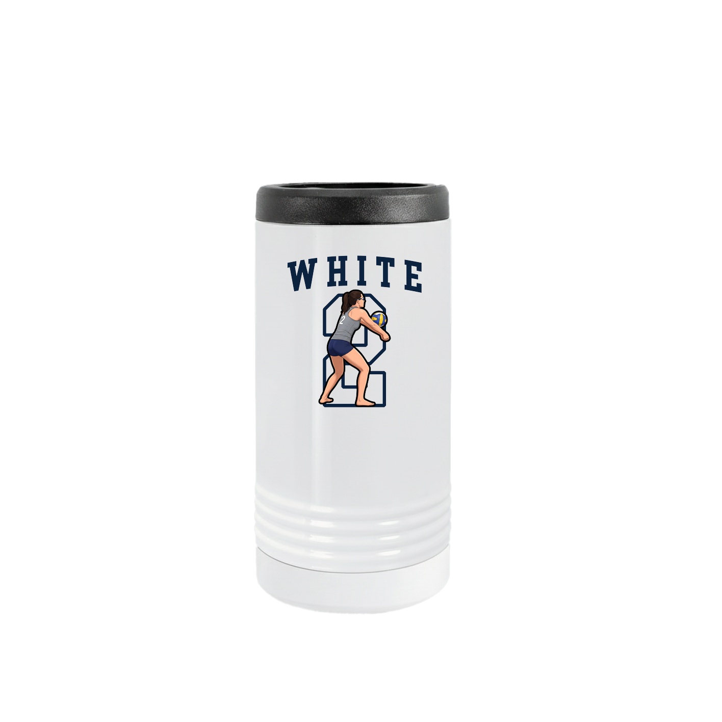 Slim Beverage Holder — Shirsey in White
