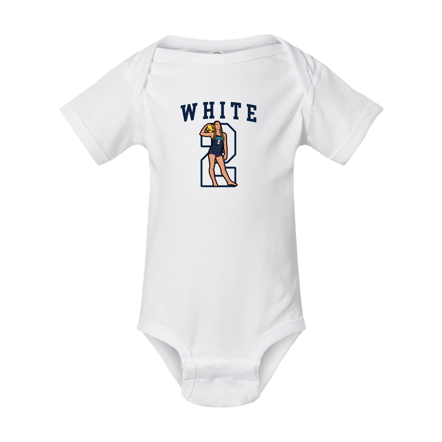 Baby Onesie — Shirsey in White