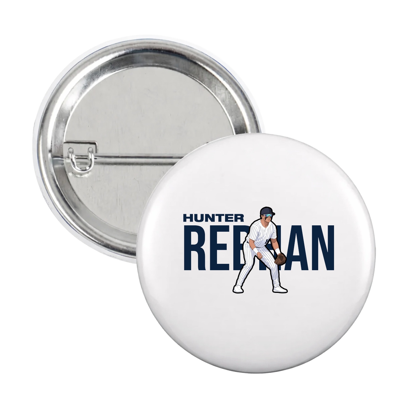 Game Day Button — Player Name in White